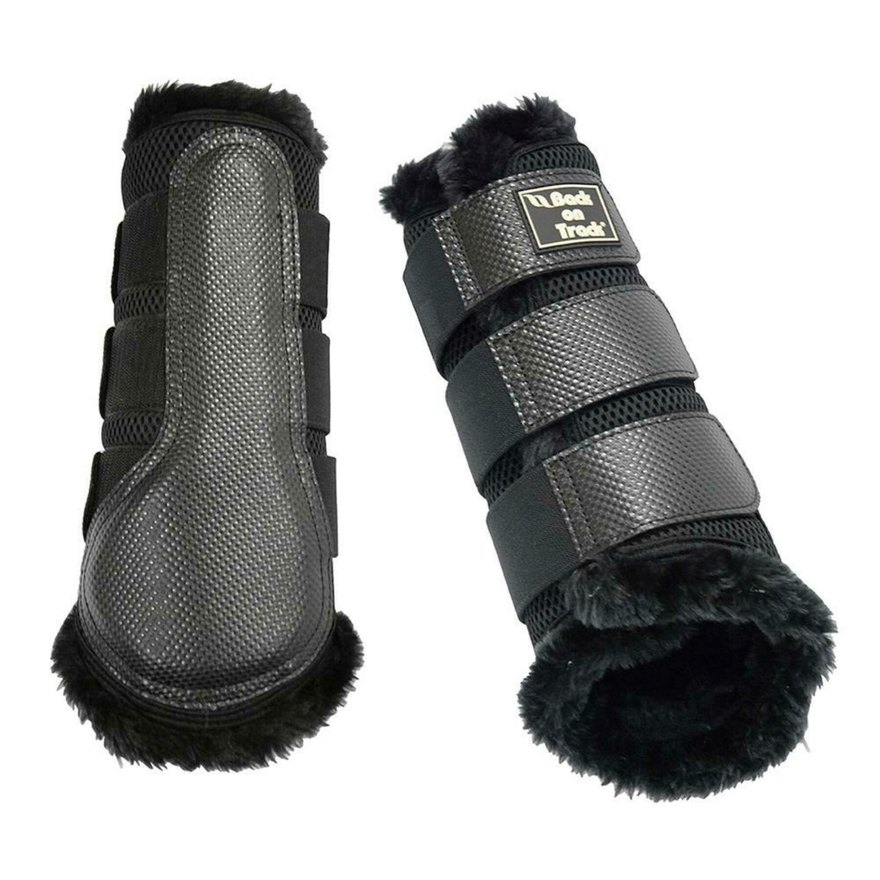 3d lined gaiters Back on Track mesh