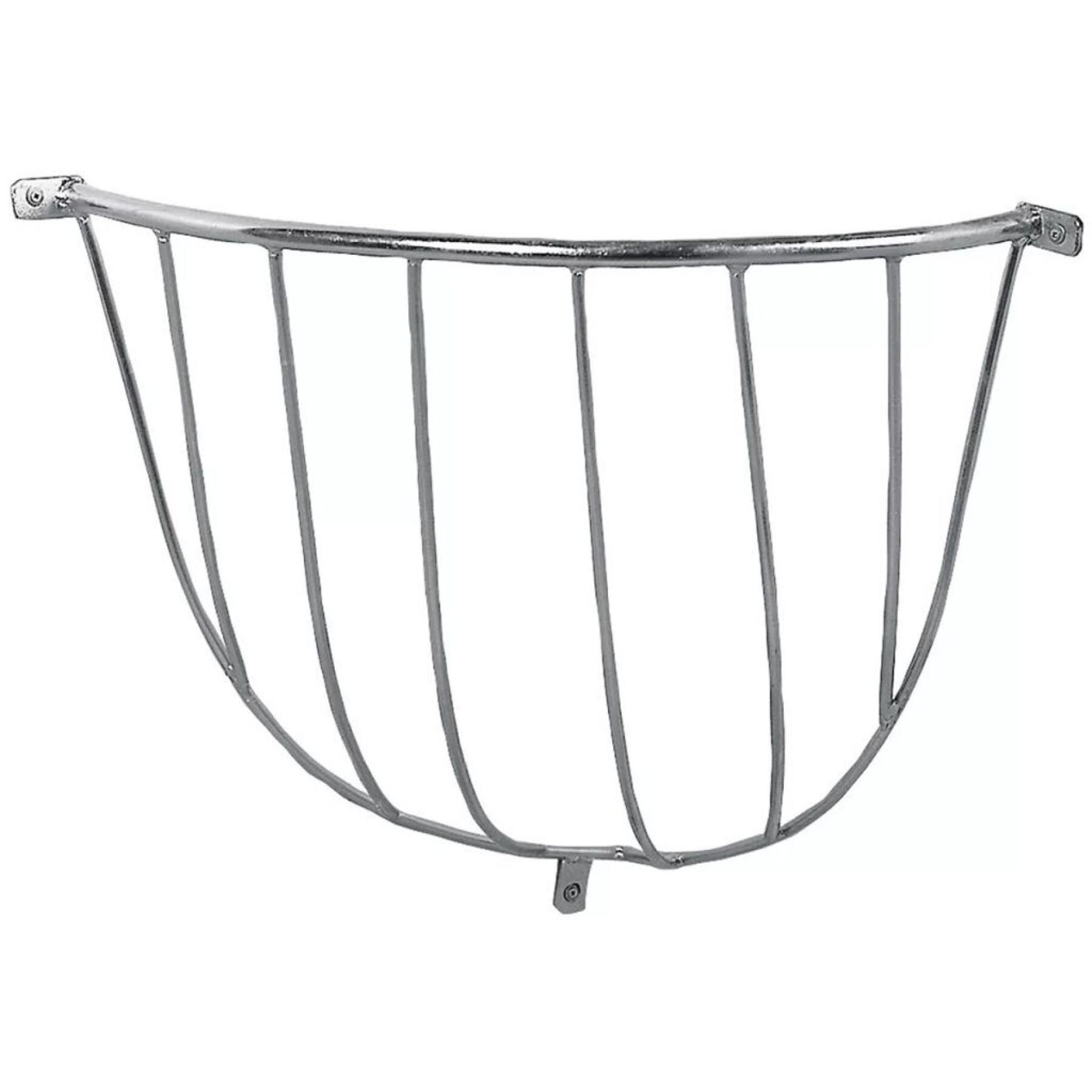 Corner zinc-plated hay rack with wall mounting Kerbl