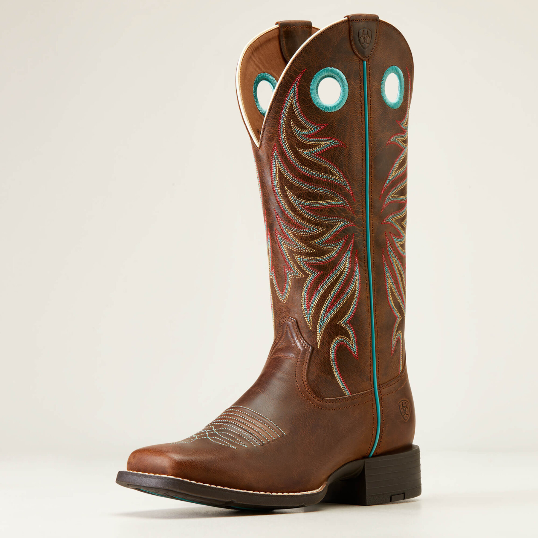 Women's leather western boots Ariat Round Up Ryder