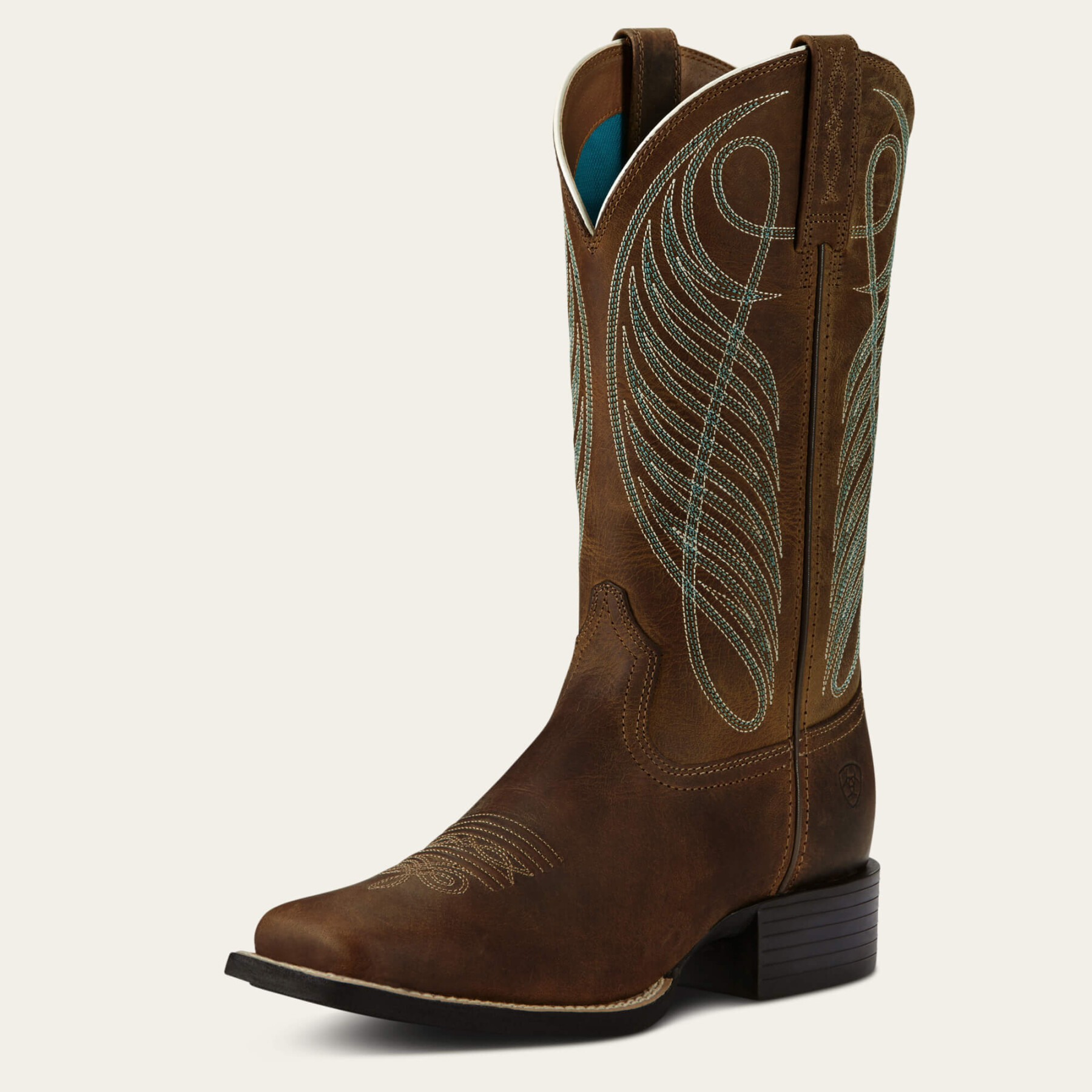 Women's leather western boots Ariat Round Up WST