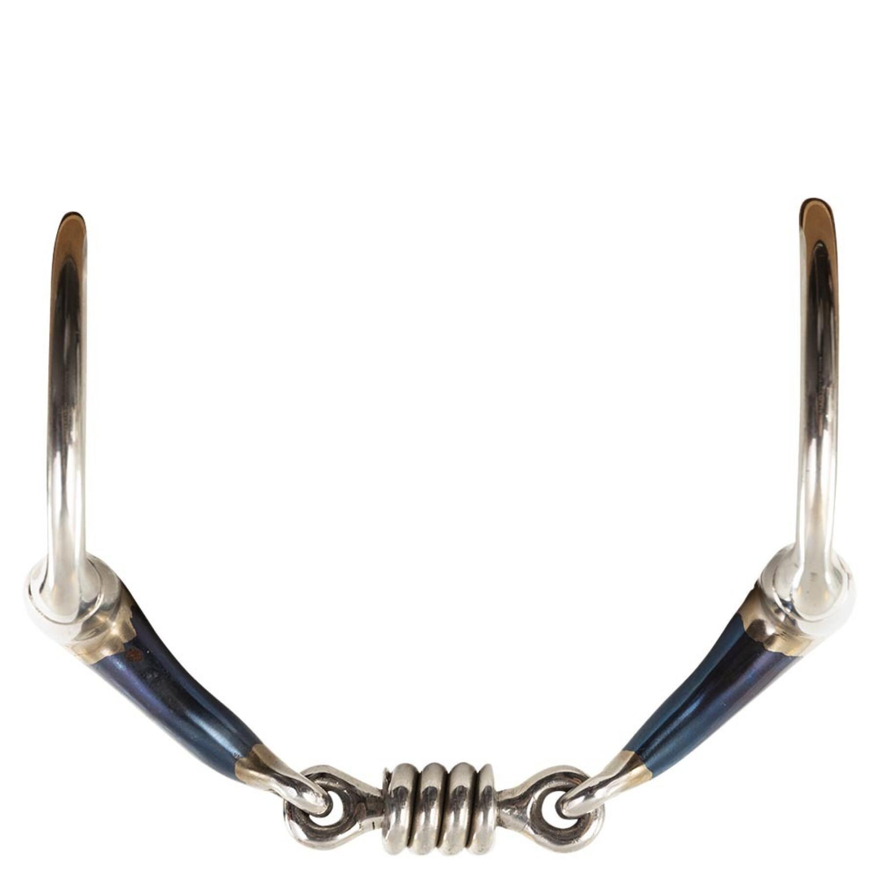 Double snaffle bits for horses BR Equitation Chantilly