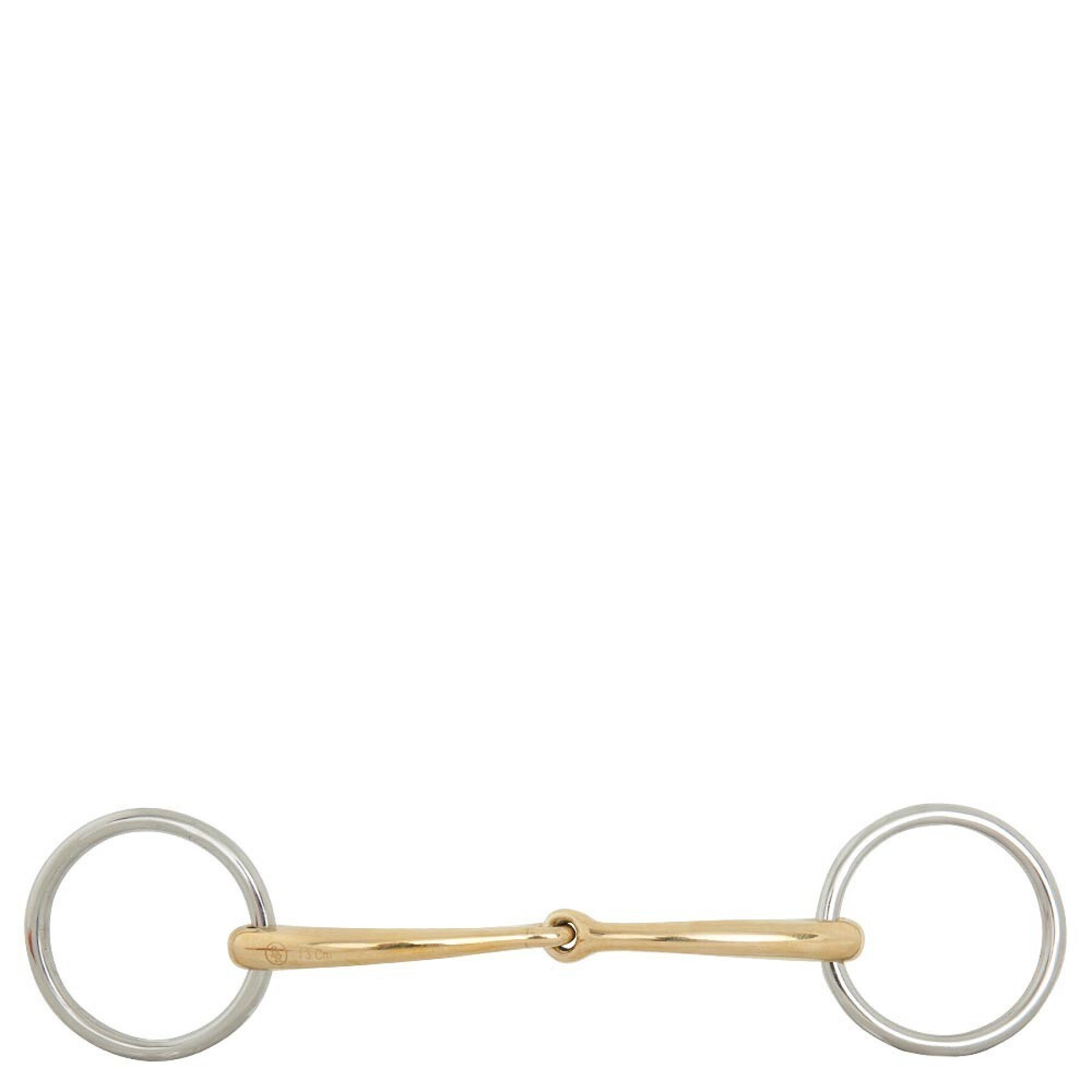 Single snaffle bits for horses BR Equitation Soft Contact