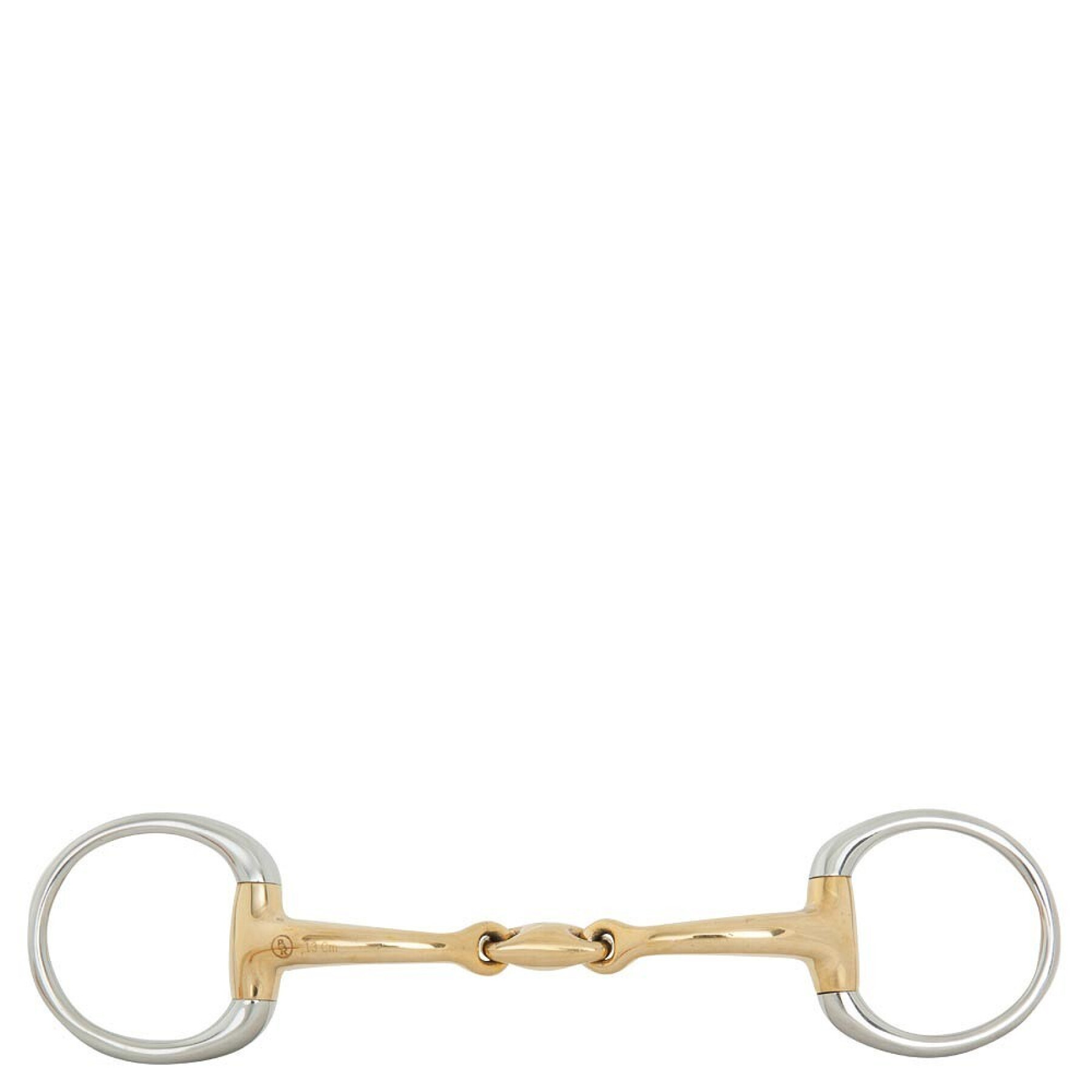 Olive bit for double-breasted horses BR Equitation Soft Contact
