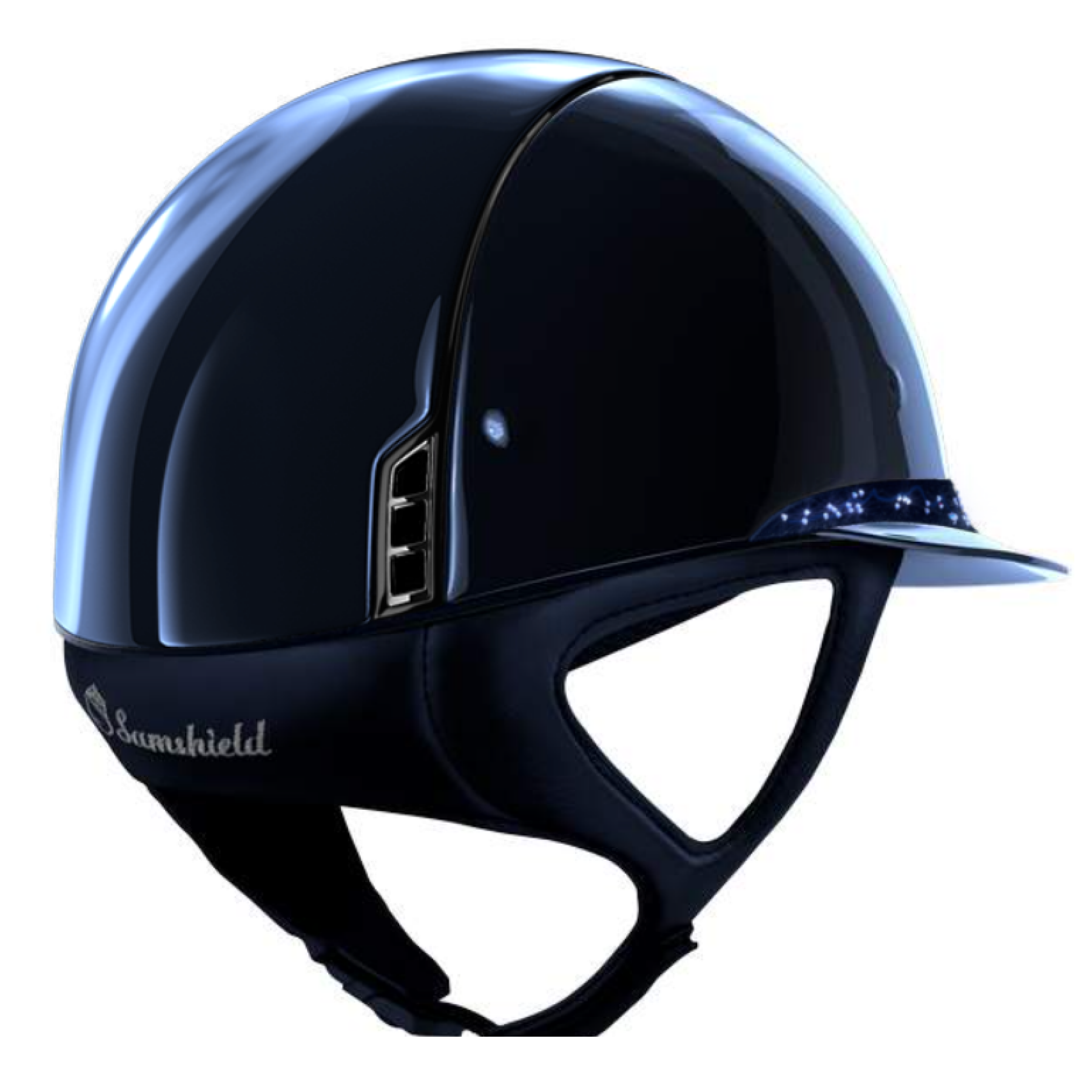 Configurable riding helmet Samshield Shadow Glossy Crystal Leaf