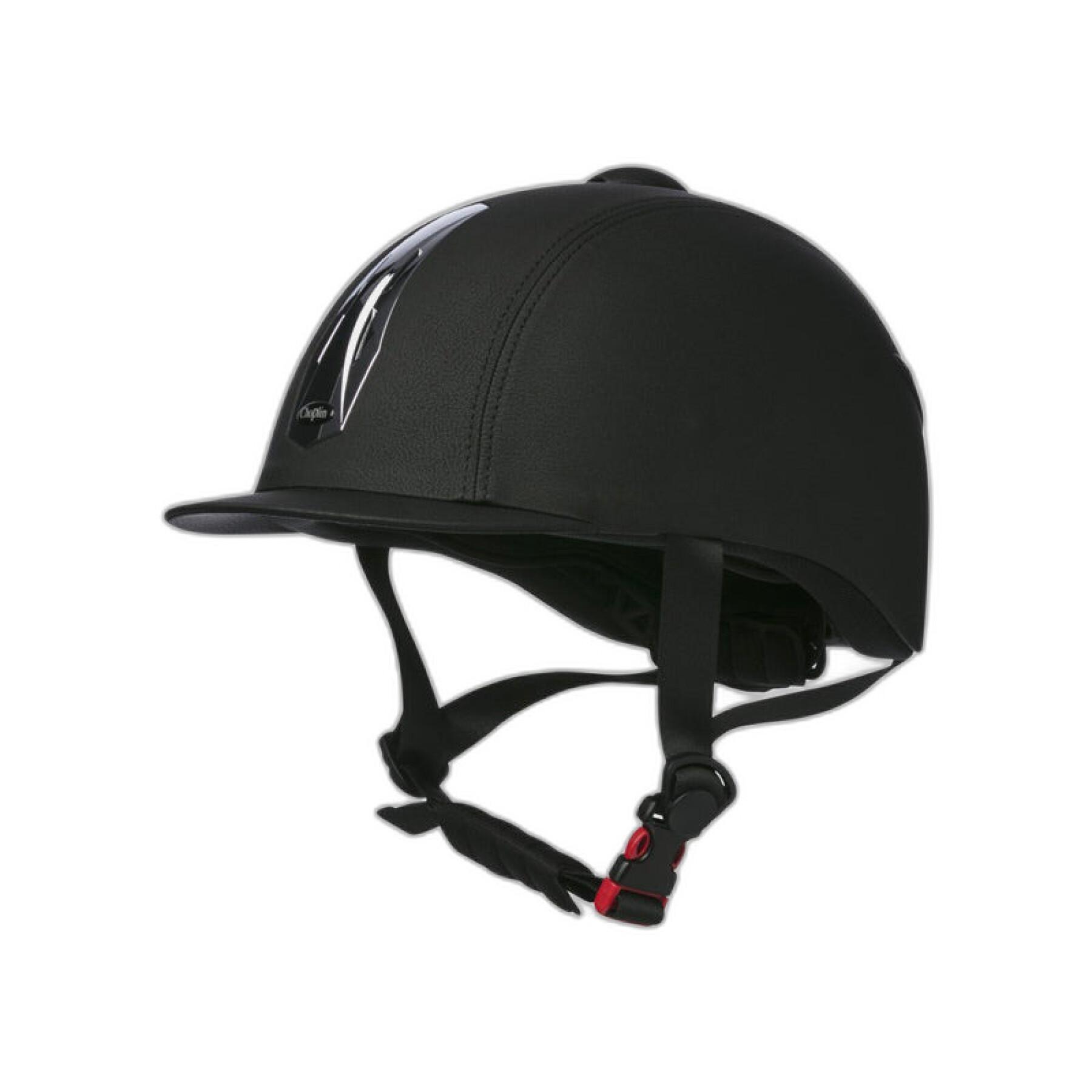 Adjustable riding helmet Choplin Premium grainé