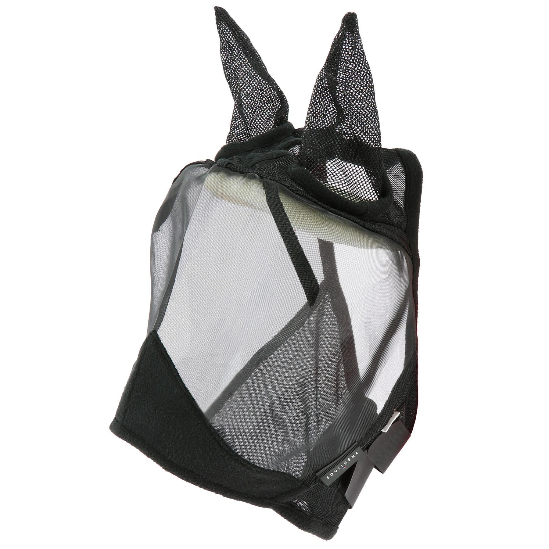 Anti-fly mask for horses Equithème SuperCut