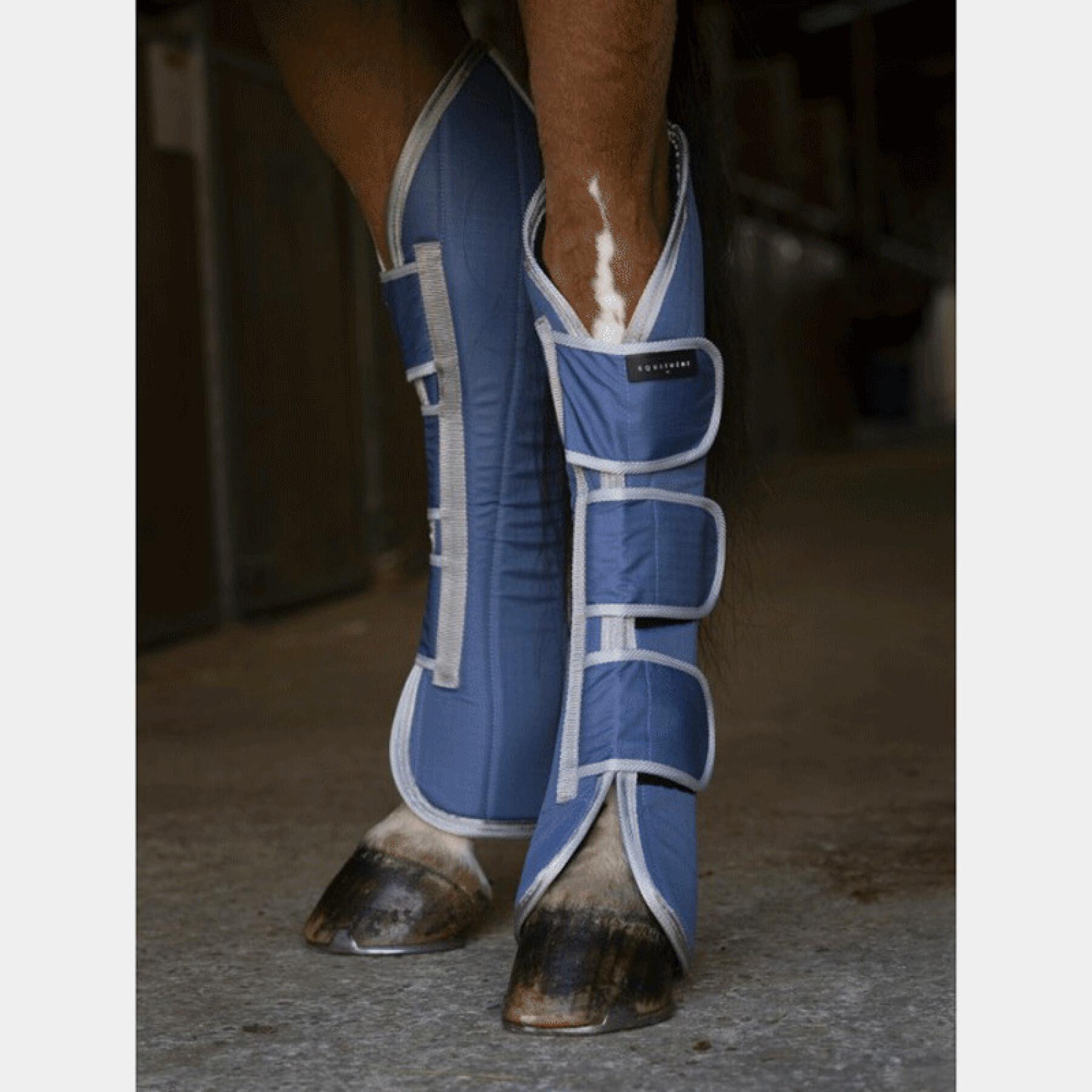 Recycled transport horse gaiters Equithème Tyrex 600 D