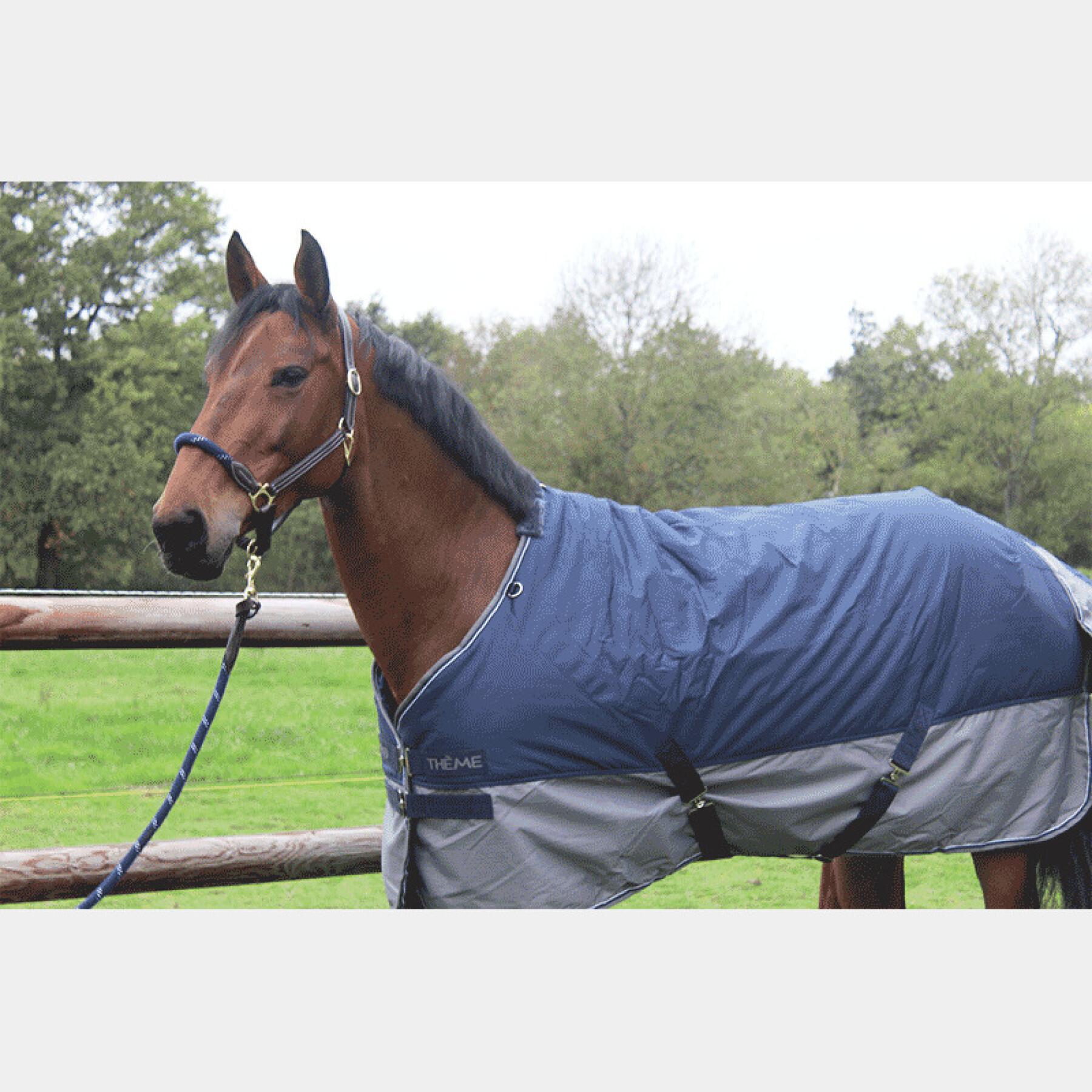 Fleece-lined horse blanket Equithème Tyrex 600 D 0g