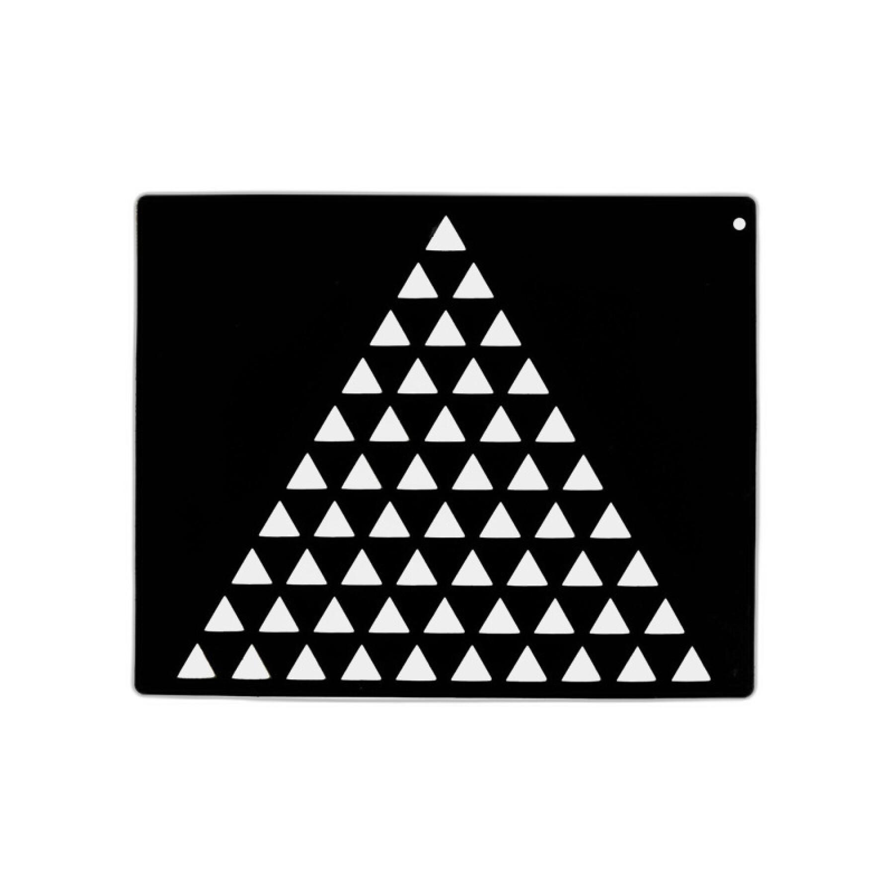 Stencil patterns for horse rump - triangles Hippotonic Quartermarker