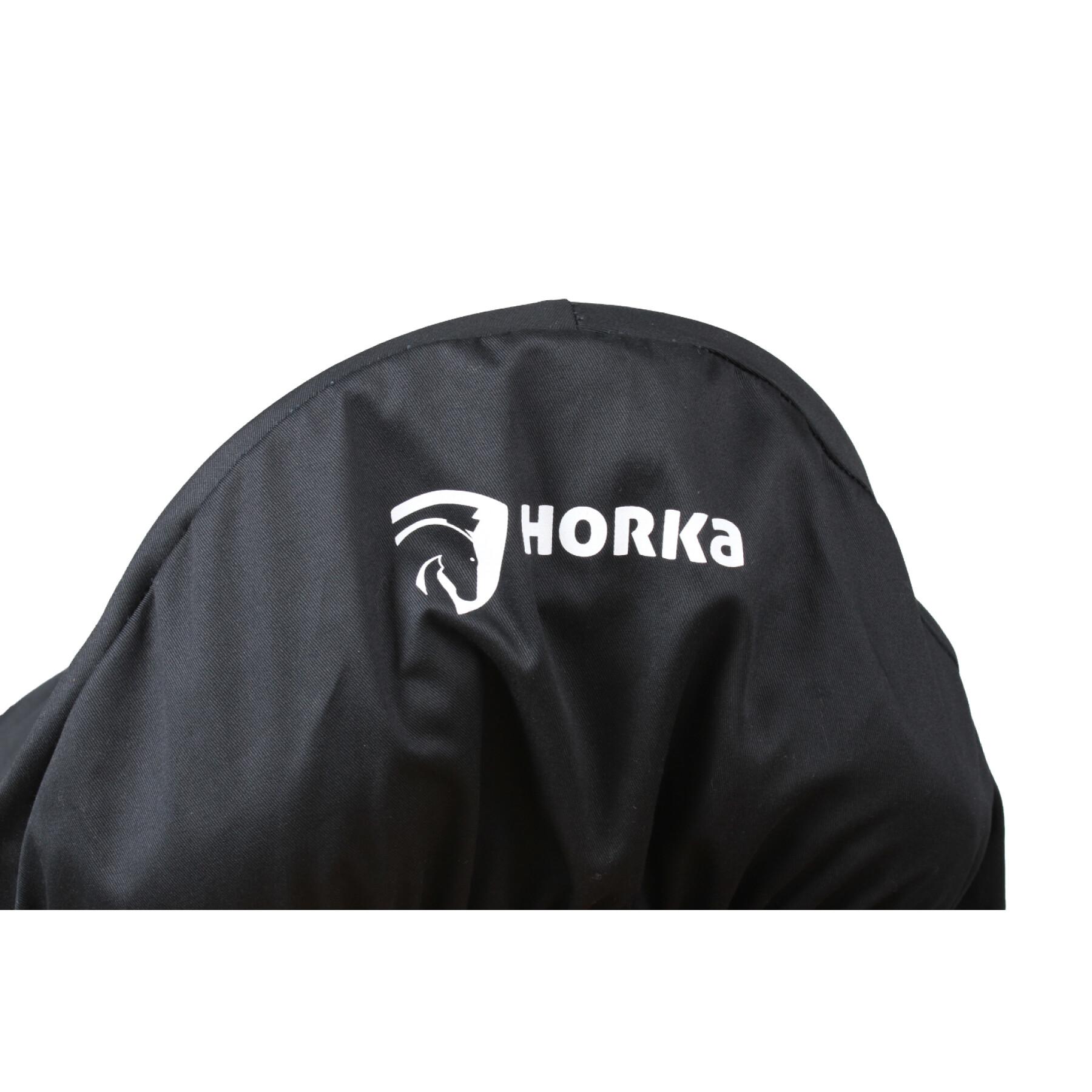 Horse saddle cover with logo's Horka