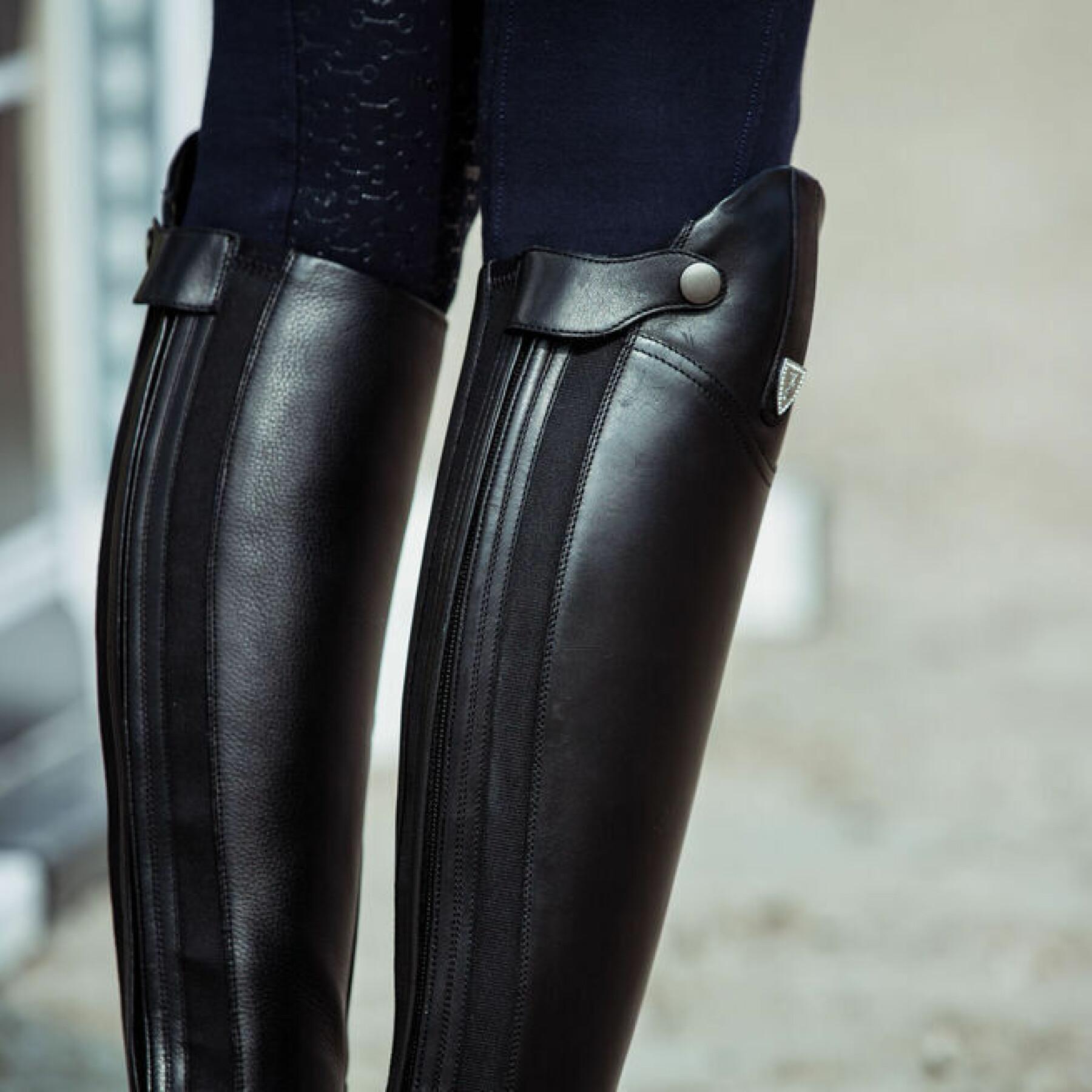 Leather riding boots woman Horze Duvall