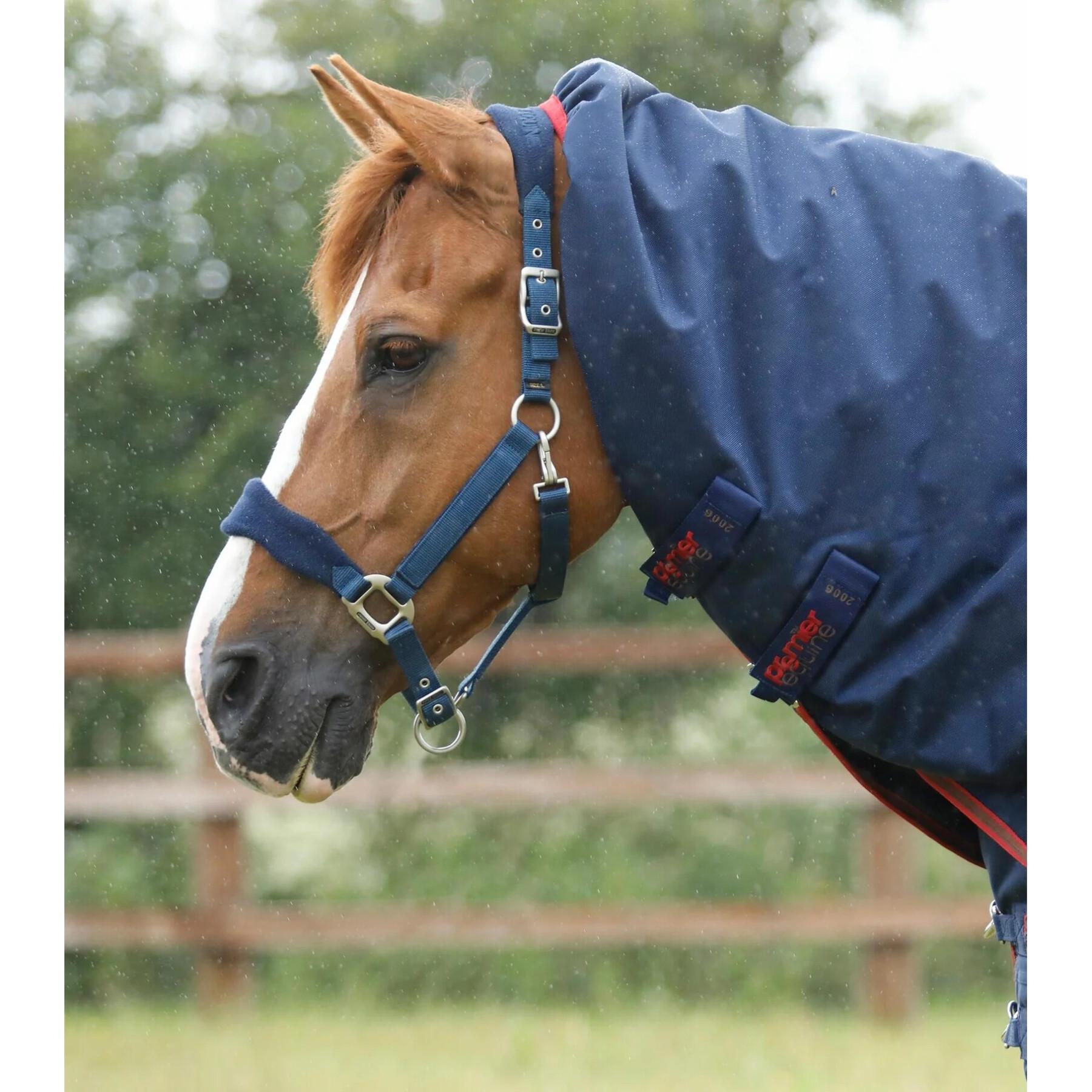 Outdoor horse blanket with neck cover Premier Equine Titan 450 g