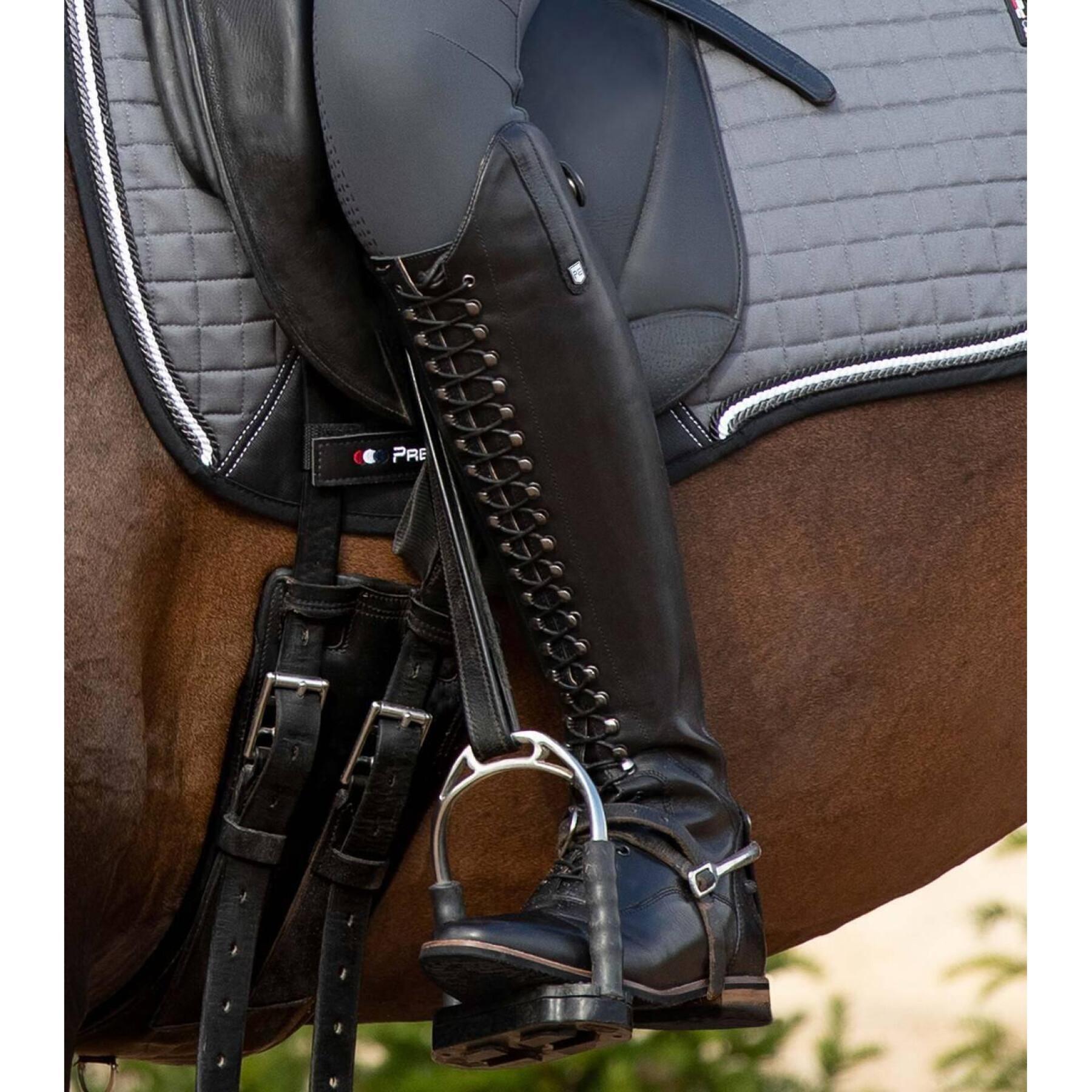 Women's lace-up leather riding boots Premier Equine Maurizia Regular