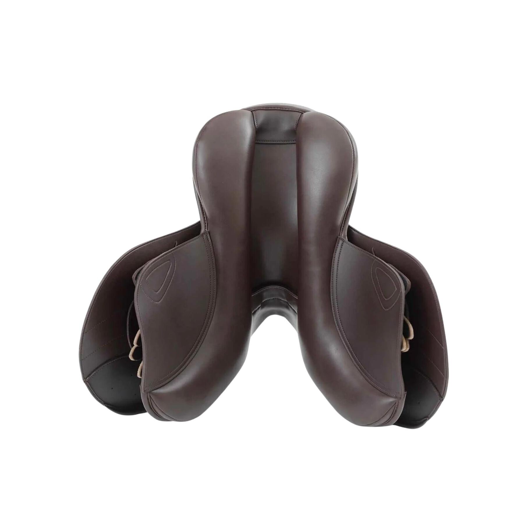 Saddle for pony all disciplines in synthetic leather Premier Equine Foxhill GP