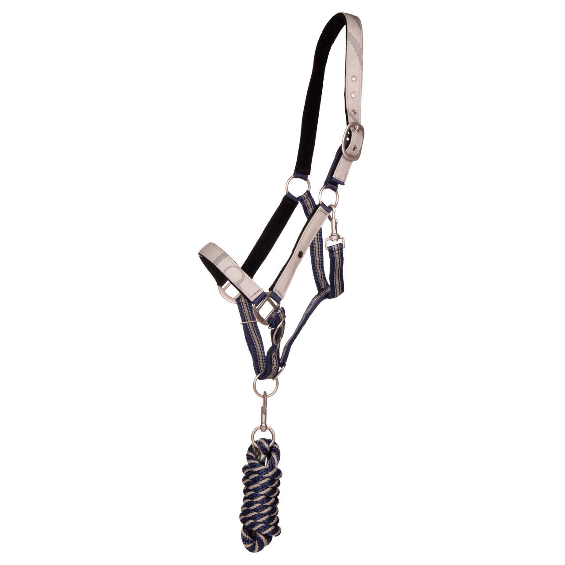 Halter and lead rope set for horse QHP