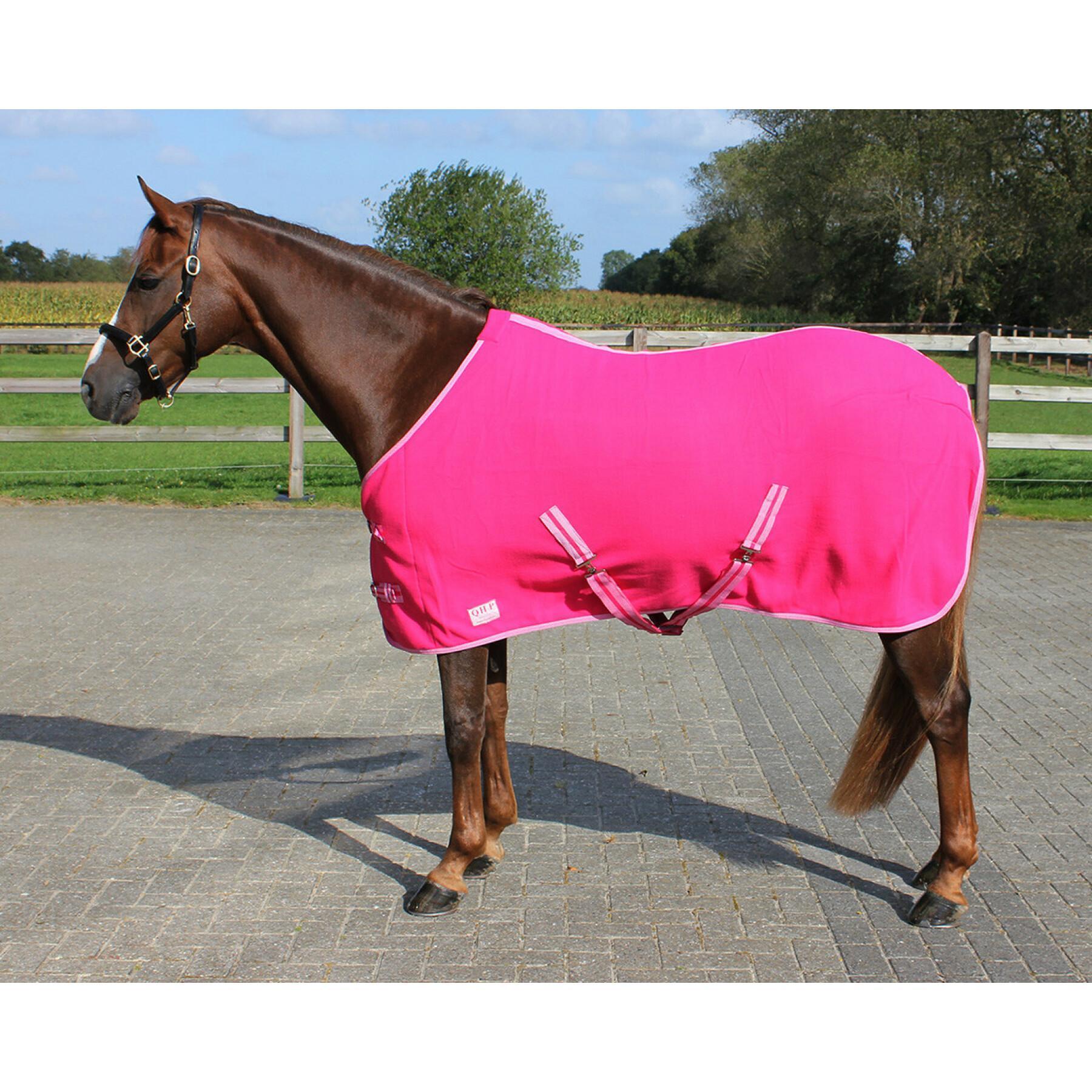Fleece Horse Blanket with Strap QHP Color