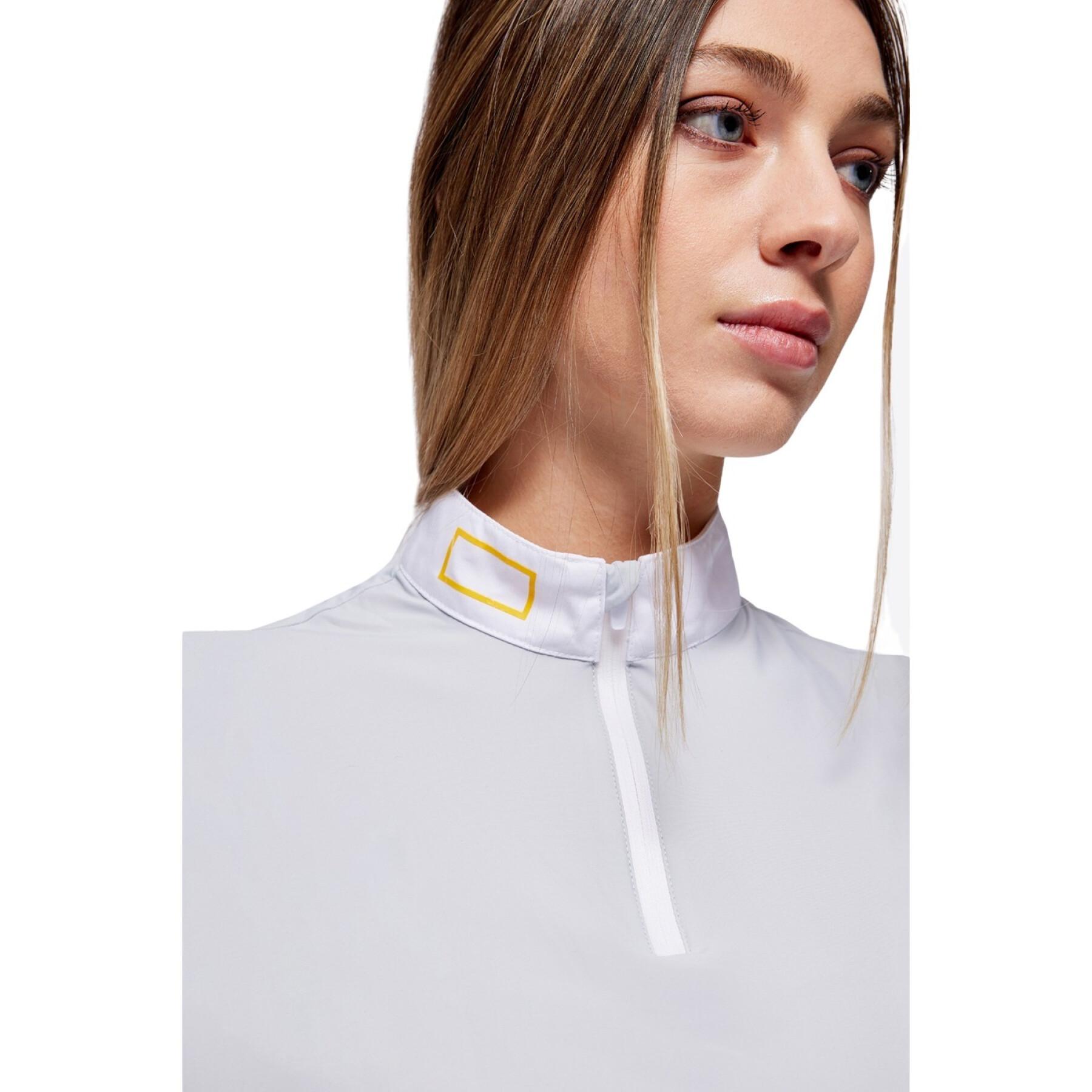 Women's long sleeve zipped riding polo shirt RG Italy