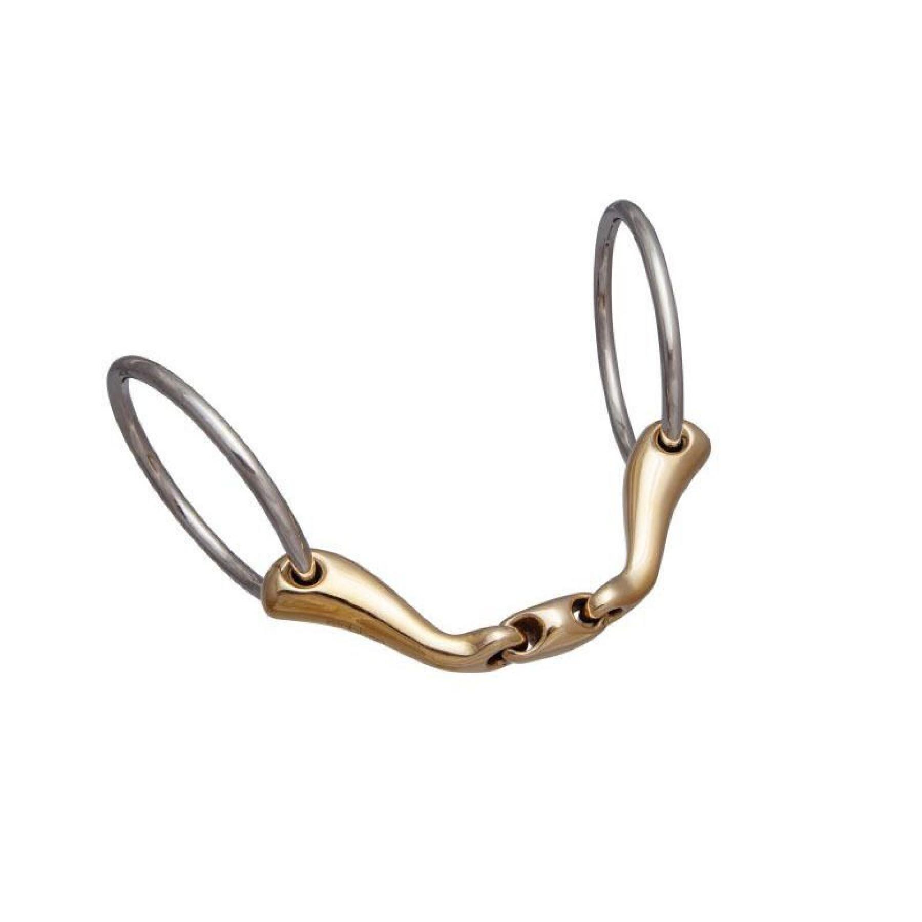 Two-ring snaffle bit Stübben Quick Contact