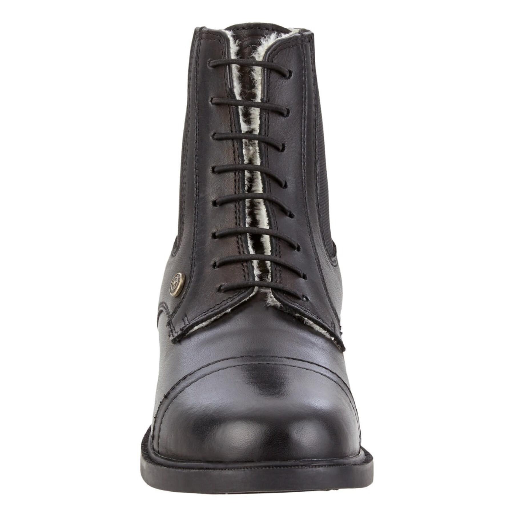 Girl's lace-up leather riding boots Suedwind Footwear Nova Soft Winter