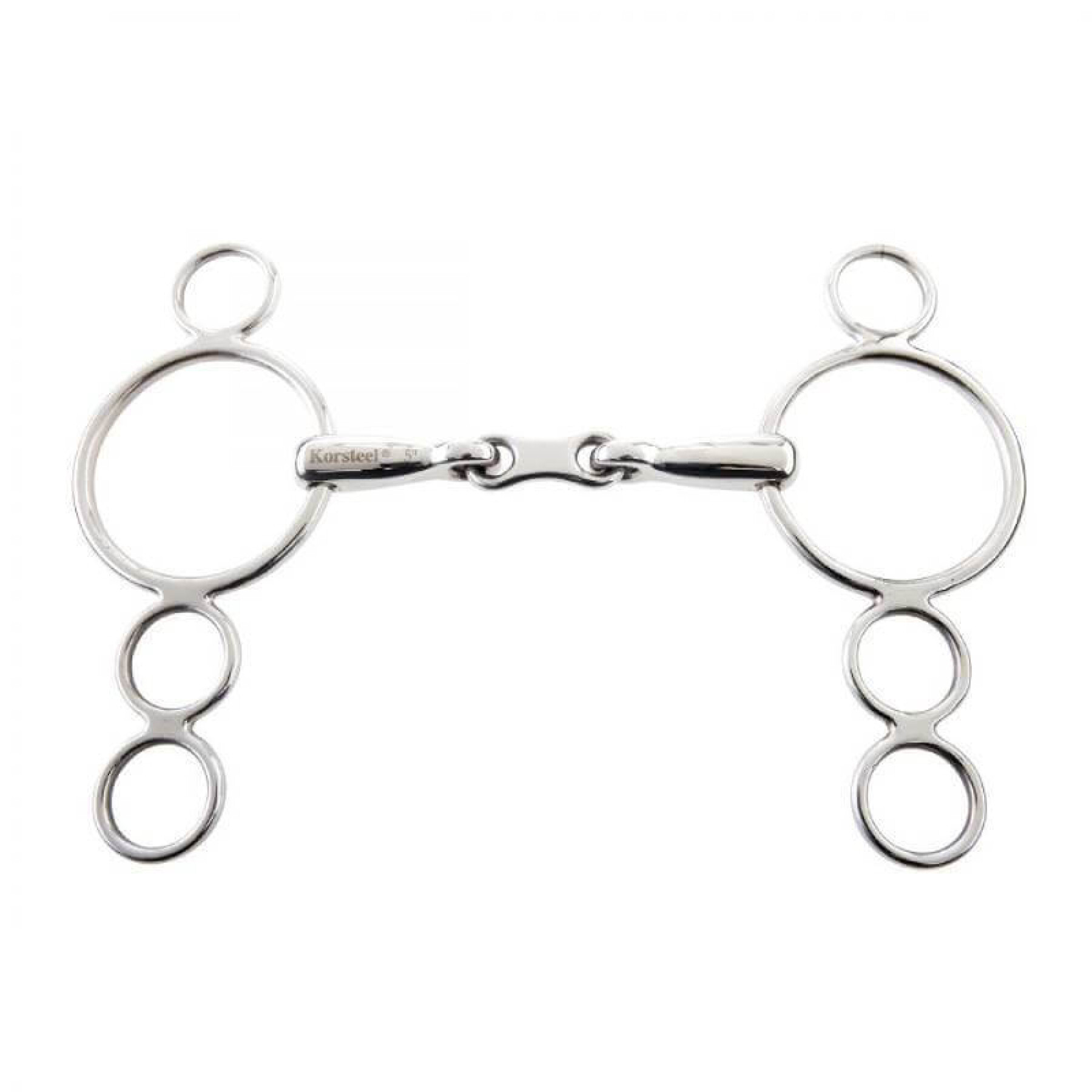 Dutch 3 ring bit with French links for horses Weatherbeeta Korsteel