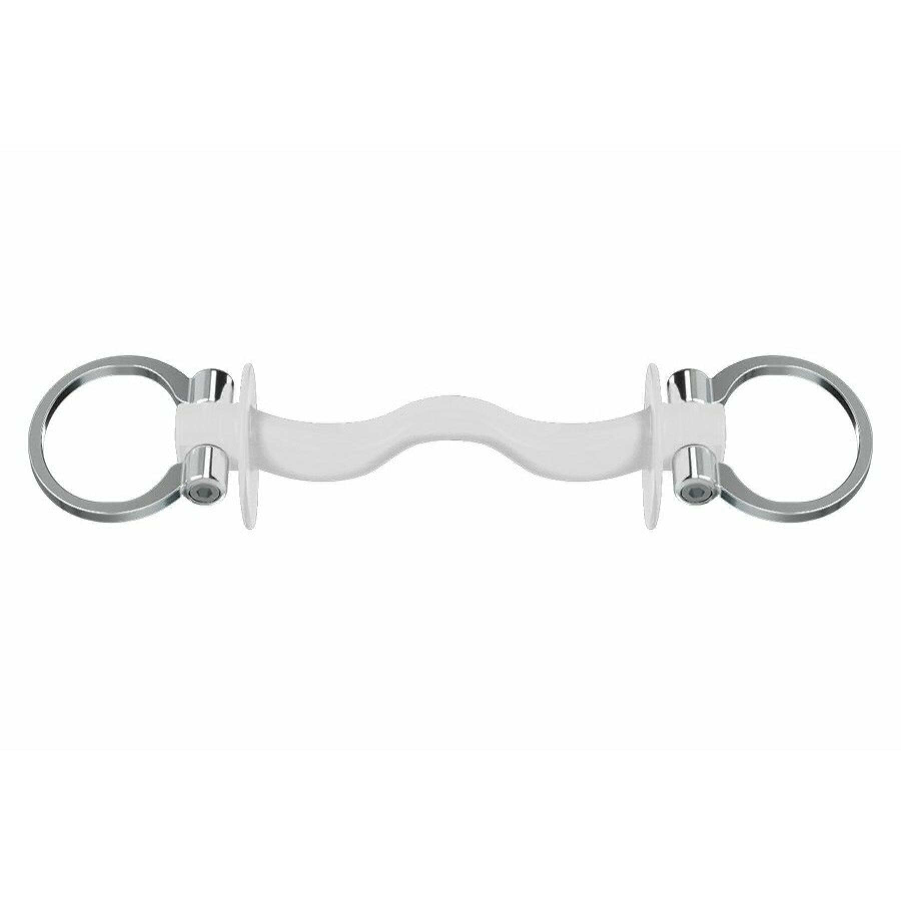 Olive bit for straight-barreled horses with tongue and washers Winderen