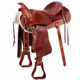 Fat leather saddle Natowa WEST 113
