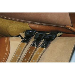 Quick-release leather straps 38 cm Bates