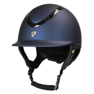 Riding helmet with knob Back on Track EQ3 Pardus Smooth