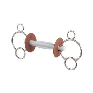 3 ring horse bit with butterfly barrel Beris