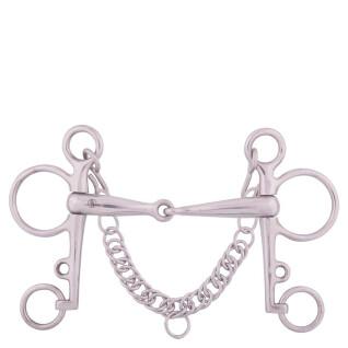 Bit with curb chain for horse BR Equitation