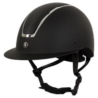 Riding helmet with polo visor BR Equitation Omega Painted