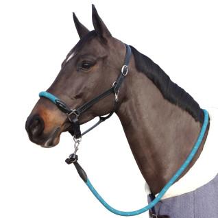 Rope halter with white buckles for horse Canter
