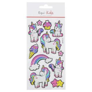 Set of 5 stickers horse riding - unicorn stickers star Equi-Kids Relief