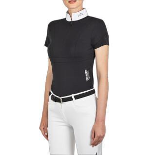 Women's riding competition polo shirt Equiline Cressidyc