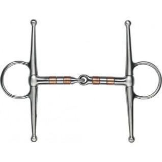 Horse bit with satin stainless steel rollers Feeling