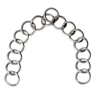 Set of 15 curb chain rings for carriage horses Feeling