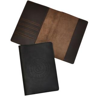 Leather passport cover Flags&Cup