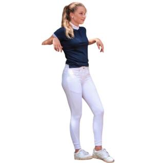 Women's mid grip riding pants Flags&Cup Pampelone