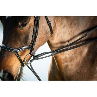 Horse Reins German leather + rope HFI
