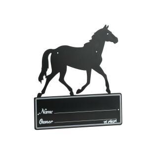 Horse silhouette stall sign Hippotonic