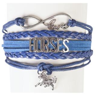 Horse leather bracelet Horka