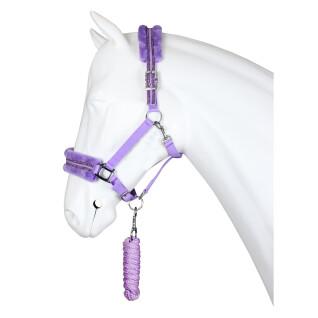 Halter and lead rope set for horse Horka Angel