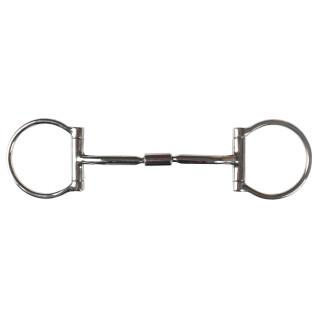 Two-ring snaffle bit with roller Horka