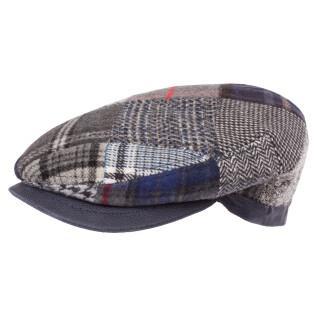 Tweed beret with patchwork pattern Horka
