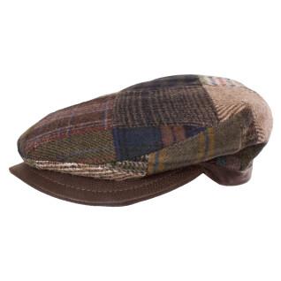 Tweed beret with patchwork pattern Horka