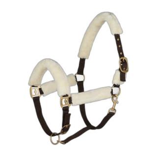 Halter for horse with fur Horze Lincoln