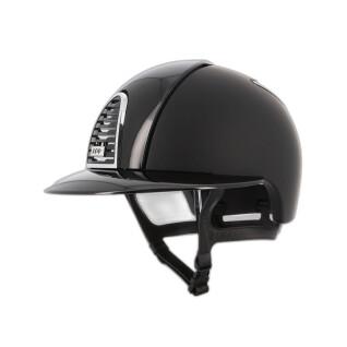 Riding helmet polo visor KEP Cromo 2.0 Textile/ Polish