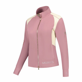 Women's riding jacket with contrasting mesh Mrs. Ros
