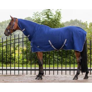 Fleece blanket with neck cover and straps QHP Basic