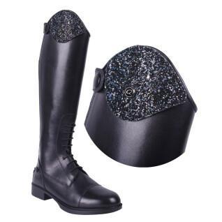 Exchangeable tops for riding boots QHP Romy Glitz
